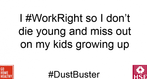 New HSE Dustbuster Campaign